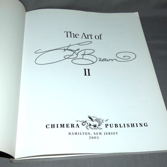 Set of 2 signed Amy Brown art books, The Art of Amy Brown 1 & 2 - Picture 6 of 7